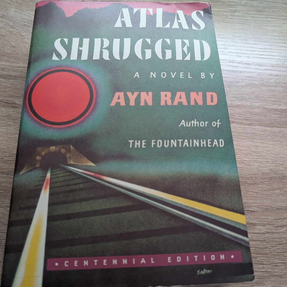 Atlas Shrugged Centennial Edition Book, Ayn Rand, paperback